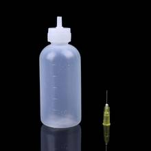 1pc 50ml Clear Liquid Bottle For Rosin Solder Flux Paste With 1 Needle New 2024 - buy cheap