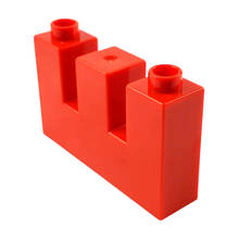 Legoing Duplo аксессуары игрушки и хобби горный кирпич наборы игрушки для детей большой размер строительные блоки самодельные фигурки Duplo кирпичи 2024 - купить недорого