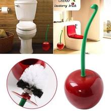 Funny Cherry shape Toilet Bowl Brush Bathroom Cleaning Tool Holder With Base Toilet Brush Home Cleaner 2024 - buy cheap