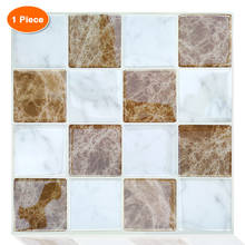 Waterproof Mosaic Vinyl Tile Kitchen Bathroom Self-Adhesive Home Decor 3D Peel and Stick Wall Stickers 2024 - buy cheap