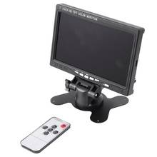 Monitor portátil de 7 pulgadas, Monitor de fotografía Compatible con HDMI/VGA/AV, 1024x600, enchufe de la UE 2024 - compra barato