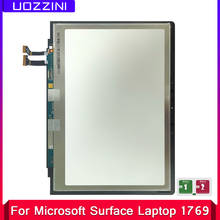 Tela lcd 13.5 "para microsoft surface, peça de reposição para laptop, 1769, touch screen, digitalizador, montagem 100%, viável 2024 - compre barato