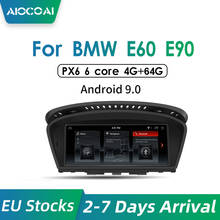 Автомобильный мультимедийный плеер, 6 ядер, 8,8 дюймов, Android 9,0, GPS-навигация, для BMW серии 3/5 E90 E91 / E60 E61 M3 M5 CCC 2024 - купить недорого