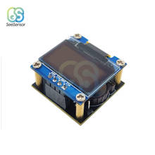ESP8266 0,96 дюймов OLED дисплей модуль SSD1306 WiFi часы ЖК-экран ESP-12F ESP12F DIY прогноз погоды IIC I2C интерфейс 5V 2024 - купить недорого