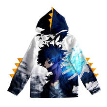 2021 New 2 To 12 Years Kids Hoodies My Hero Academia 3D Printed Hoodie Sweatshirt Boys Girls dinosaur Coat Children Clothes 2024 - buy cheap