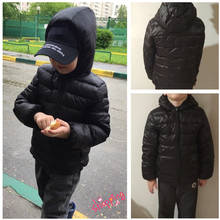 New Autumn Winter Hooded Children Down Jackets For Girls Candy Color Warm Kids Down Coats For Boys 2-9 Years Outerwear Clothes 2024 - buy cheap
