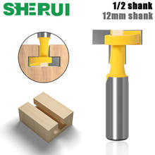 1pcs Top Quality T-Slot & T-Track Slotting Router Bit - 8" 1/2'' Shank For Woodworking Chisel Cutter Wholesale Price 2024 - buy cheap
