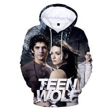 Teen Wolf 3d Hoodies Pullover Costume Fashion Hip Hop Men Women Hoodie Hoody Long Sleeve Pocket Homme 3D Hooded Sweatshirts Tops 2024 - buy cheap