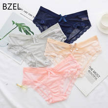 BZEL New Arrival Women's Underwear Sexy Lace Panties Women's Lingerie Solid Leisure Underpants Big Size Lingerie Briefs XL 2020 2024 - buy cheap