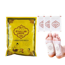 10Pcs/Bag New Arrival Thailand LANNA Detox Foot Patch Pads Detoxify Toxins Adhesive Keeping Fit Organic Herbal Patches 2024 - buy cheap