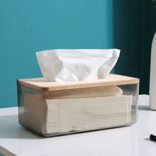 Caja de pañuelos creativa minimalista de estilo nórdico, caja de bombeo de papel tisú para el Hogar, baño, sala de estar, restaurante, almacenaje de pañuelos 2024 - compra barato