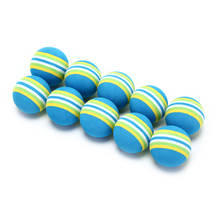 10pcs/bag EVA Foam Golf Balls Hot New Yellow/Red/Blue Rainbow Sponge Indoor Golf Practice Ball Training Aid Practical Use 2024 - buy cheap