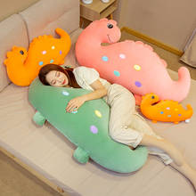 Peluche Kawaii de dinosaurio de dibujos animados para niños y niñas, almohada de dragón de peluche, cama para dormir, muñeca de regalo de cumpleaños 2024 - compra barato