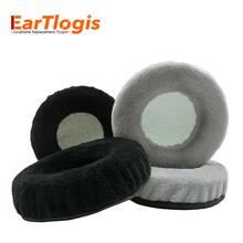 EarTlogis-almohadillas de repuesto de terciopelo para auriculares inalámbricos, piezas de auriculares inalámbricos, funda de orejera, cojín, tazas, almohada 2024 - compra barato