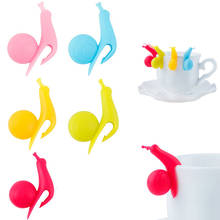 10pcs Tea Bag Holder Snail Shape Tea Infusers Clips Cup Mug Strainer Clips Random Color Tea Tools Mug Hanging Tool 2024 - buy cheap
