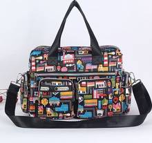 Bolso de mano de tela de flores coreanas para mujer, bandolera de hombro, bolso de ocio Diagonal, bolso grande de viaje, 45 colores, novedad de 2019 2024 - compra barato