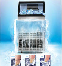 Máquina de hielo para tienda de té y leche, herramienta de fabricación de hielo de gran capacidad totalmente automática, visual, comercial, 220V 2024 - compra barato