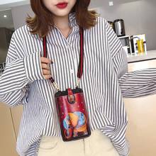 Korean Style Women's Shoulder Bag Print Mobile Phone Bag Messenger Running Arm Wrist Bags Sports Bag Coin Purse With Zipper #P 2024 - buy cheap