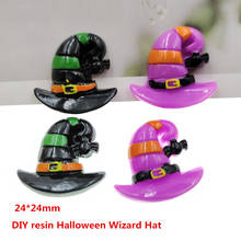 20pcs/lot DIY resin Halloween Witch Hat  for kids hair clothes accessories resin cabochons resin charms 2024 - buy cheap