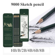 FABER CASTELL 9000 Professional Sketch Pencil 6pcs HB/B/2B/4B/6B/8B Writing Drawing Pencils Wooden Graphite Pencils Supplies 2024 - buy cheap