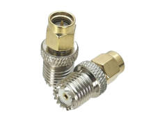 Conector macho SMA a Mini UHF MiniUHF, conector hembra, adaptador RF Coaxial de alta calidad, 50ohm, 1 ud. 2024 - compra barato