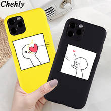 Couple Phone Case for IPhone 6s 7 8 11 12 Plus Pro Mini X XS MAX XR SE Funny Cases Soft Silicone Fitted Shell Covers Accessories 2024 - купить недорого