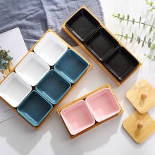 Creative fruit plate divided dried fruit plate modern living room snack plate ktv fruit plate Nordic snack plate 2024 - buy cheap