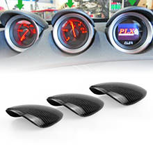 Dashboard Gauge Pod Cover For NISSAN 370Z Z34 2 Door Coupe 2009-2020 Car Front Center Console Carbon Fiber Dash Board Caps Shell 2024 - buy cheap