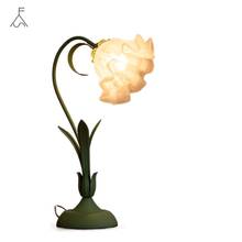 Romantic Flower Table Lamps for Living Room Bedroom Bedside Home Decor Reading Lamp Modern LED Standing Desk Lighting Fixtures 2024 - buy cheap