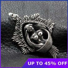 Real Solid 925 sterling silver mermaid pendant for Man handmade romantic fairy tale gothic retro large pendant Jewelry Gifts 2024 - buy cheap