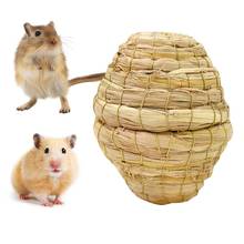 Kapmore 1pc Hamster Play Ball Pet Accessories Bite Resistant Rabbit Chew Ball Hamster Grass Ball With Bell Pet Supplies 2024 - buy cheap