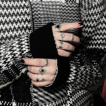 Комплект старинных колец в стиле бохо для женщин, 15 шт., богемные геометрические кольца на пальцы фаланги в виде змеи, женские серебряные цветное соединение, ювелирные изделия 2024 - купить недорого