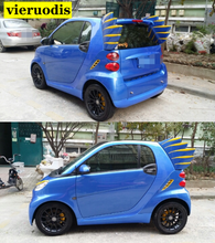 For Mercedes - Benz Smart ABS Material Car Rear Trunk Wing unpaint Color spoiler for Smart Fortwo Coupe 2-Door Spoiler 2009-2014 2024 - buy cheap