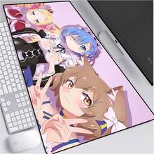 Re Zero Anime Mouse Pad XXL Gamer Desk Mat Computer PC Large Keyboard Pad Gaming MousePad 90x40cm/80x30cm for Laptop Desk Pads 2024 - buy cheap