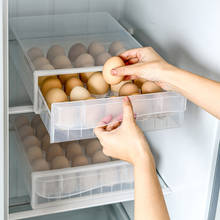 30/60 Grid Large Capacity Egg Holder for Refrigerator Household Egg Fresh Storage Box for Fridge Egg Storage Container 2024 - buy cheap