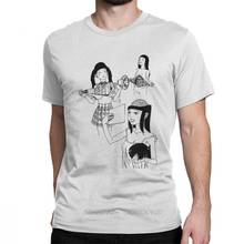 Camiseta masculina junji ito, camiseta japonesa kago manga horror tomie harajuku de algodão puro, camiseta de manga curta para o verão 2024 - compre barato