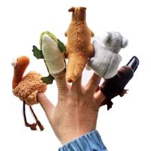 5pcs Cartoon Australian Animal Koala Finger Puppet Baby Plush Toys for Children Lovely Kids Plush Interactive Toys Favour Dolls 2024 - buy cheap