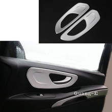 Car Cover Stick Trim ABS Door Inner Built Handle Bowl Frame 2pcs For Mercedes Benz Vito W447 2017 2018 2019 2024 - buy cheap