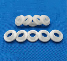 M12 Nylon Step Gaskets 24mm OD White Rubber Washers Smooth Tube Transistor Space Insulating Column Qty 50 2024 - buy cheap