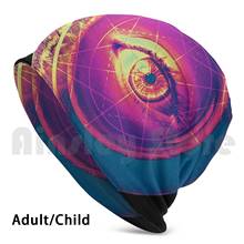 Psychedelic Ayahuasca Eye Beanies Pullover Cap Comfortable Psychedelic Ayahuasca Eye Drug Spiritual Abstract View 2024 - buy cheap