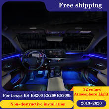 Luz LED ambiental de 3/32 colores para Lexus ES200, lámpara de Ambiente, luces para ES200, 2013 ~ 2020 2024 - compra barato