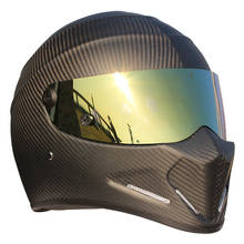 Capacete personalizado de fibra de carbono, corrida de motocicleta, capacete fechado f1 2024 - compre barato