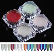Chameleon Nail Art Glitter Powder Mirror Matte Effect Green Red Mixed Colors Nail Chrome Pigment Dust Shining Nail Decorations 2024 - buy cheap