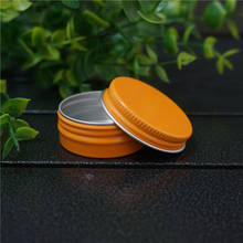 15g 10-200pcs 40*17mm Orange Empty Round Aluminum Box Metal Tin Cans 15ml Cosmetic Cream Refillable Jar Tea Aluminum Pot 2024 - buy cheap