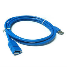 Cable de extensión USB 3,0 A macho A hembra, 10 pies, supervelocidad, Color azul 2024 - compra barato