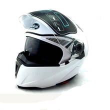 Motorcycle Helmet Men Motocross Riding Moto Double Visor Flip Up Capacetes Man Scooter Helmets 2024 - buy cheap