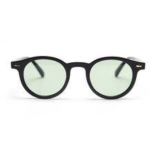 Солнцезащитные очки поляризационные TR90 для мужчин и женщин, брендовые винтажные очки с круглыми цветными линзами UV400, для вождения 2024 - купить недорого