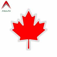 Aliauto Personality Canada Flag Reflective Waterproof Motorcycle Automobile Car Sticker Decoration Decal Vinyl,13cm*11cm 2024 - buy cheap