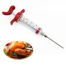 Marinade Injector Flavor Syringe Cooking Meat Poultry Turkey Chicken Tool кухонные аксессуары cocina accesorio kitchen tools 2024 - buy cheap