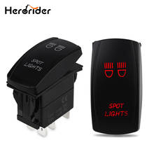 Herorider interruptor do carro barco caminhão luz led toggle switch 5pin barra estilo à prova dwaterproof água alternar rocker reverso interruptor do carro traseiro